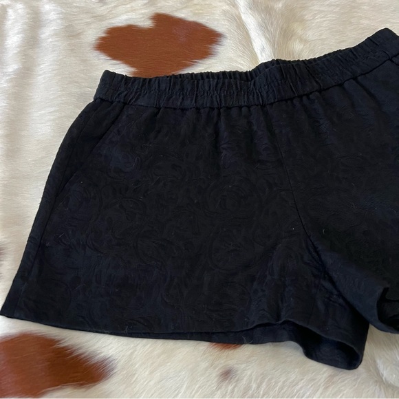 J Crew Floral Jacquard Black Shorts - Picture 12 of 12
